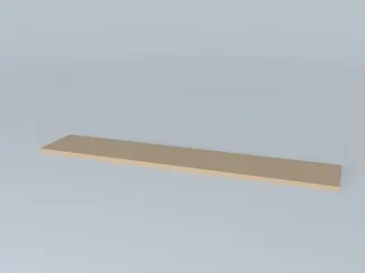 shelve 3D model shelf Free 3D model