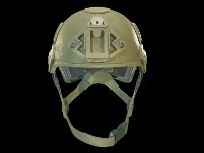 Exfil Ballistic Helmet Low-poly 3D model