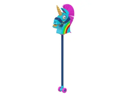  Rainbow Smash Unicorn - Commercial - Printable - STL 3D print model