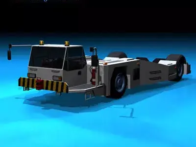 Airport tow tractor2 3D model