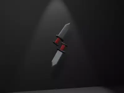 Game-Ready Medieval Melee Weapon Pack Low-poly Low-poly 3D model