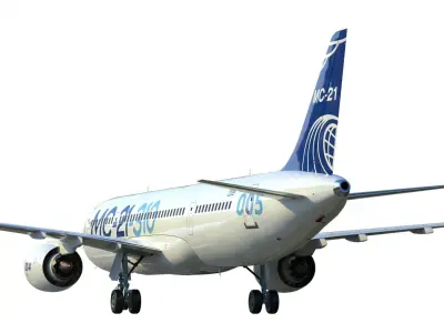 MC-21 airliner 3D model