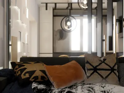 Pendant light System Lamp SKU 4644 Free 3D model