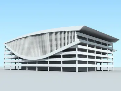 3D Architectural Building 80 3D model