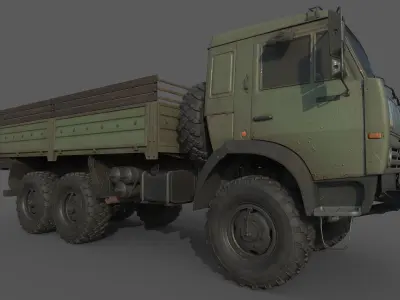 kamaz 5350 3D model