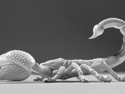 Scorpion 02 STL 3D model