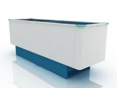 Commercial refrigerator 3D model