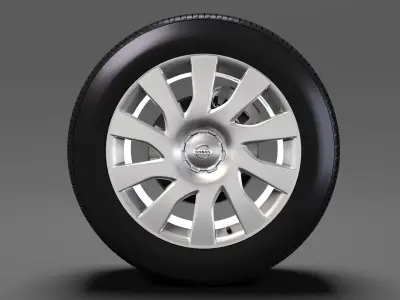 Nissan NV300 Van wheel 2017 3D model