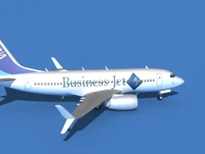 Boeing 737 MAX 7 ANA Business Jet 3D model