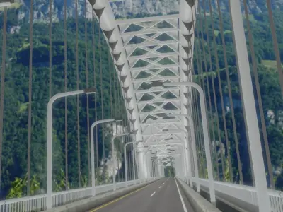 Suspension Bridge Free 3D model