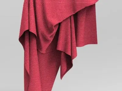 Set 6 in 1 Cloth 4 Low-poly 3D model