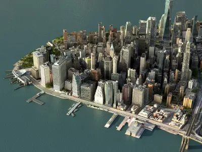 Manhattan Lower Low Poly