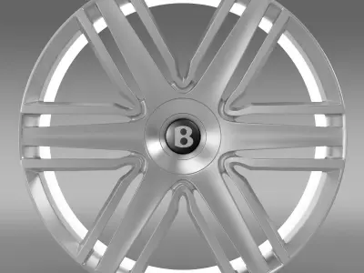 Bentley Continental GTC 2015  rim 3D model