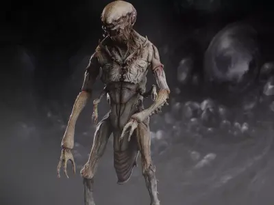 Insectamorph Low-poly 3D model