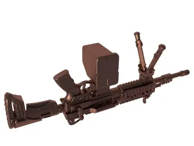 SAR 56 HMT -  rifle 3D print model