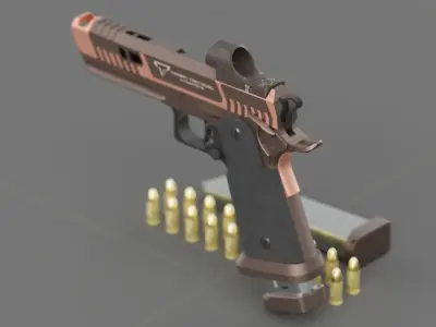 TTI - Taran Tactical Innovations - Sand Viper Low-poly 3D model