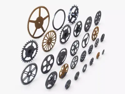 Gears Set v 2 3D model