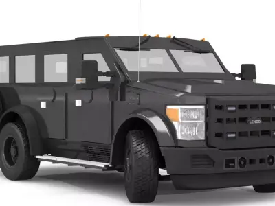 Tactical vehicle 3D model