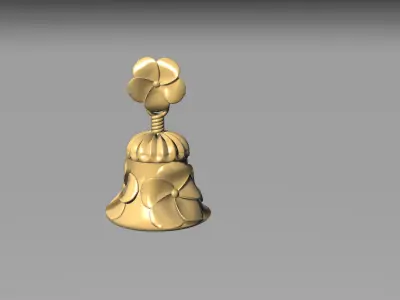 Flower Bell 3D print model
