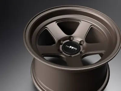 Titan FR3 Wheels 3D model