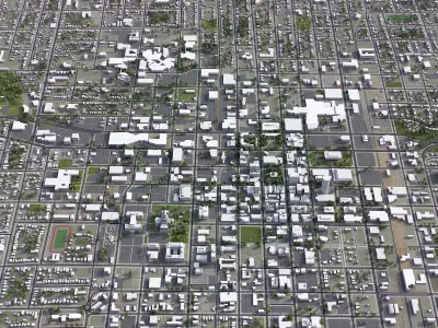 Springfield Low-poly 3D model