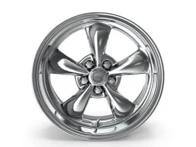 American Racing Torque Thrust II Wheel 17X7 Chrome 1965-1973TS 3D model