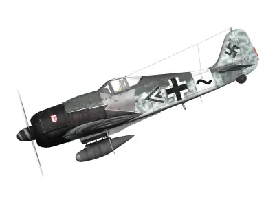 Focke Wulf - FW190 A8 - Stab IV 3D model