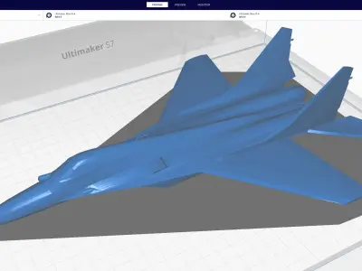 MIG-29 Fulcrum Ghost of Kyiv Low-poly 3D model