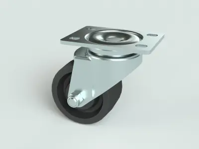 Industrial wheels 3D model