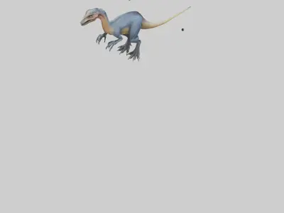 Therizinosaurus model Low-poly 3D model