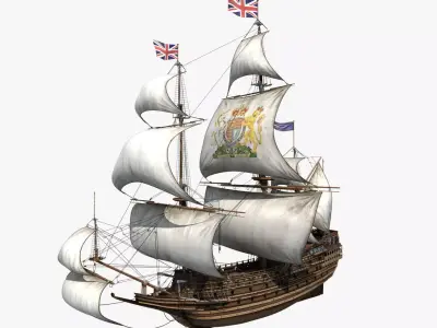 sail Ship 3D model