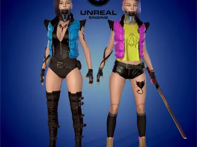 Sweet Devil Low-poly 3D model