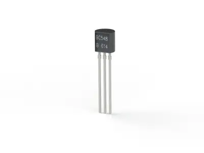 General Purpose NPN Transistor Low-poly 3D model