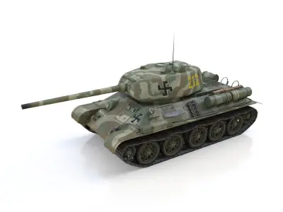 T-34-85 - 212 - Finish Army 3D model