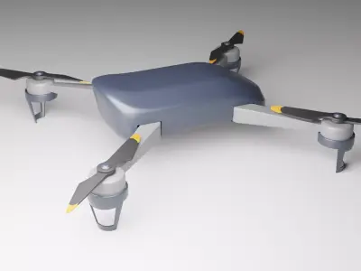 Drone - Quadcopter 3D model