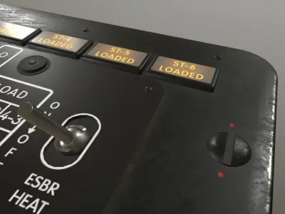 Mi-8MT Mi-17MT Additional Panels Board English Low-poly 3D model