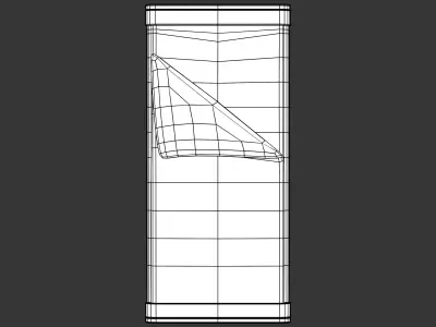 Medieval Noble Accessory Bedroll Low-poly 3D model