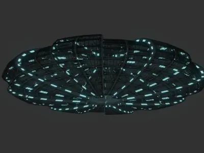 Saucer Concept 4 Free 3D model