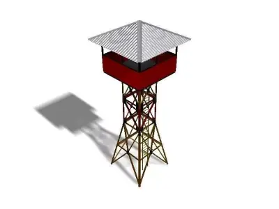 Military Tower 3D model purchase