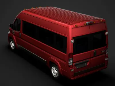 Ram Promaster Window Van 2500 HR 159WB 2020 3D model
