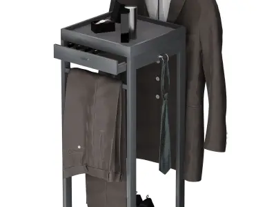 Valet Stand 3D model 3D model