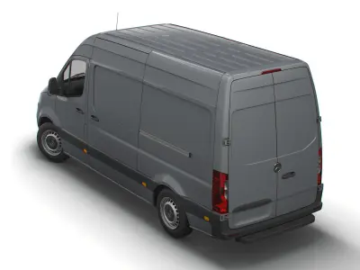 Mercedes Benz Sprinter L2H2 UK-spec 2020 3D model