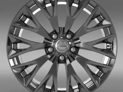 Nissan Cima Hybrid  rim 3D model