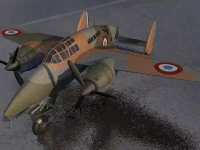 Liore et Olivier LeO-50 or SNCASE SE-100 3D model