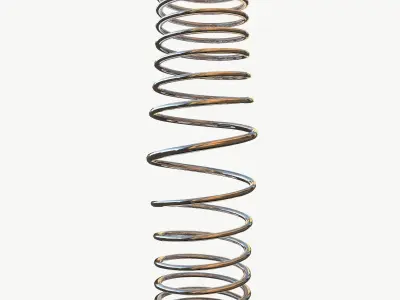 Metal Spiral Spring ULTIMATE COLLECTION 3D model