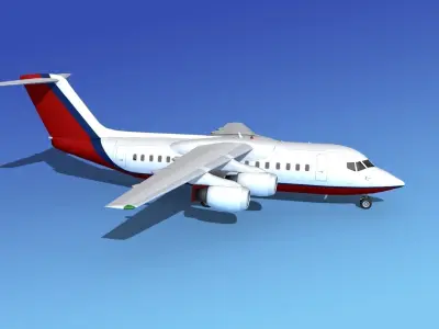 BAe 146-200 Corporate 2 3D model