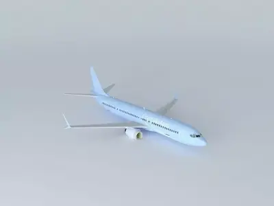 CrystallisAero Boeing 737 Max 9 Free 3D model