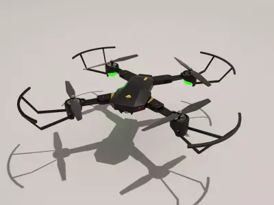 VISUO XS809HW Mini RC Drone Quadrocopter 3D model
