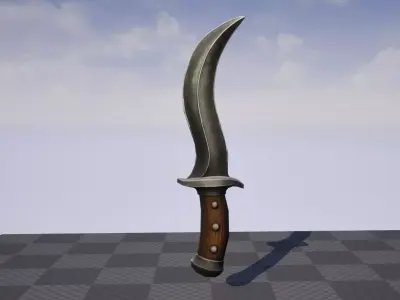 Dagger - Game Ready Weapon Low-poly 3D model