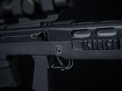 VKS Vykhlop PBR Low-poly 3D model